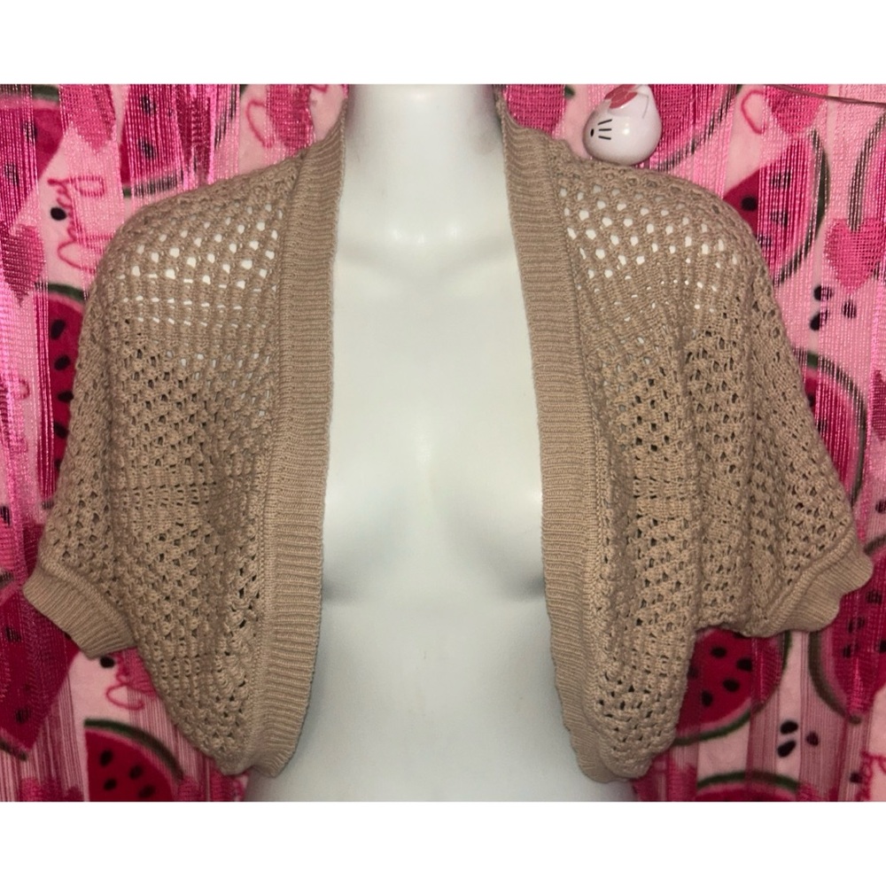 🤎 Covington Open-Knit Shrug
